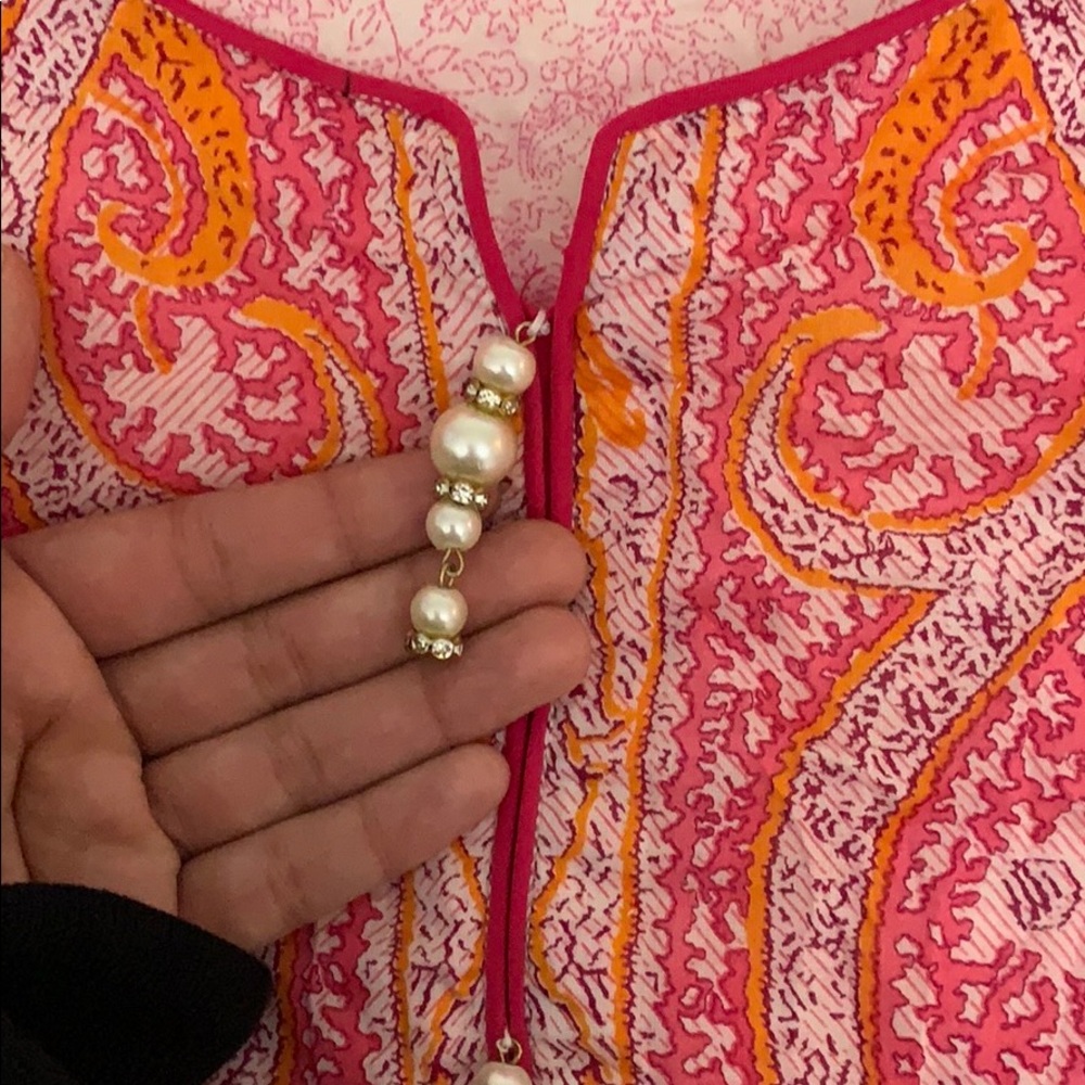 Printed shirt and dupatta